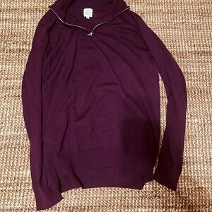 Merino Purple Long Sleeve Sweater